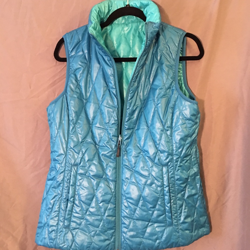 Reversible Blue/Teal Vest - Picture 3 of 4